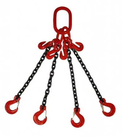 Строп цепной TOR 4СЦ г/п 3,15 т 5,0 м с укорачивающими крюками 1014502 купить в Нижневартовске