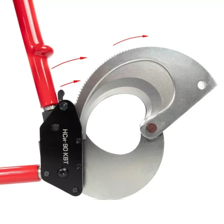 Секторные ножницы диэлектрические КВТ НСи-90 для резки бронированных кабелей до 90 мм (101939) купить в Нижневартовске