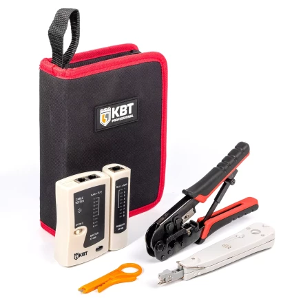 Набор КВТ LAN-4 для работ с сетевым кабелем (85935) купить в Нижневартовске