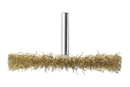 Кордщетка HAMMER плоская 75мм для дрели гофрированная латунированная сталь (207-207) купить в Нижневартовске