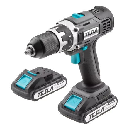 Аккумуляторная дрель TESLA TCD182DC с скейсом купить в Нижневартовске