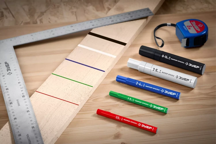 ЗУБР МК-1500 красный, 8-15 мм маркер-краска (06329-3) купить в Нижневартовске