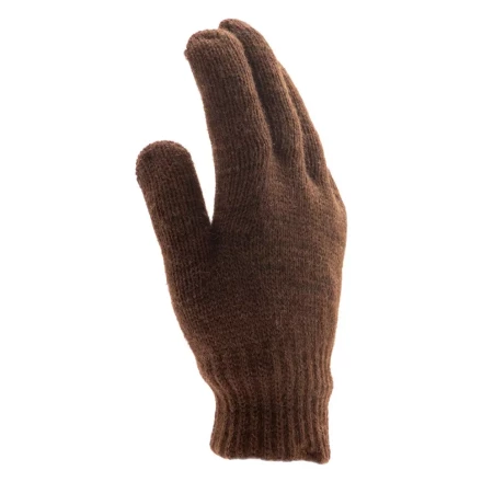 Перчатки трикотажные, двойные, верблюжья и овечья шерсть, ПВХ покрытие, Россия, Сибртех 68635 купить в Нижневартовске