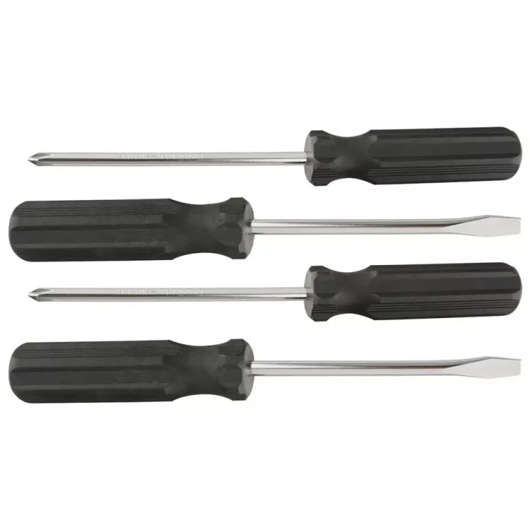 Набор отверток 4шт(SL5x100,6x100 PH1x100,2x100) углеродистая сталь пластиковая  рукоятка  SPARTA 13220 купить в Нижневартовске