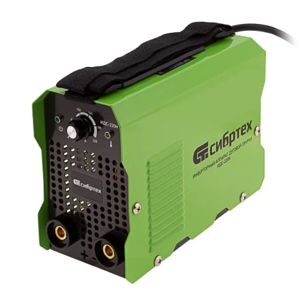 Инверторный аппарат дуговой сварки ИДС-220K, 220 А, ПВ 80%, диаметр электрода 1,6-5 мм Сибртех 94395 купить в Нижневартовске