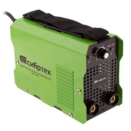 Инверторный аппарат дуговой сварки ИДС-220K, 220 А, ПВ 80%, диаметр электрода 1,6-5 мм Сибртех 94395 купить в Нижневартовске