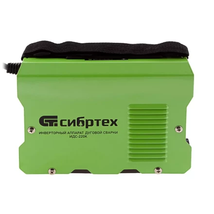 Инверторный аппарат дуговой сварки ИДС-220K, 220 А, ПВ 80%, диаметр электрода 1,6-5 мм Сибртех 94395 купить в Нижневартовске