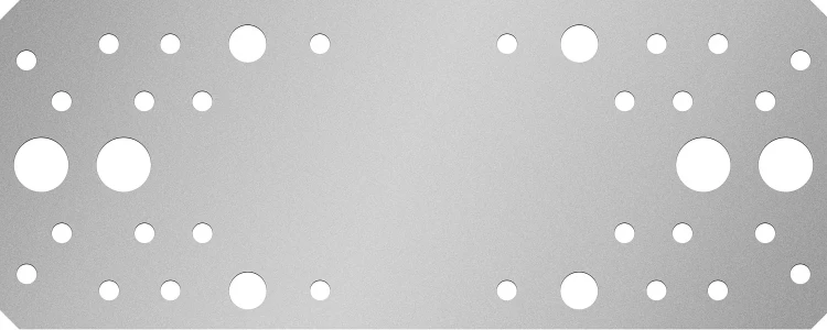 ЗУБР КП-2.5, 200 x 80 x 2.5 мм, цинк, крепежная пластина (31023-200) купить в Нижневартовске