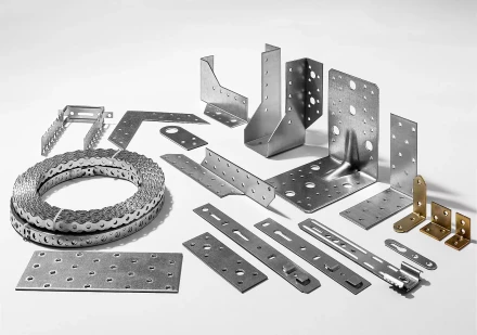 ЗУБР КП-2.5, 200 x 80 x 2.5 мм, цинк, крепежная пластина (31023-200) купить в Нижневартовске