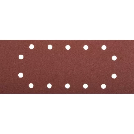 Лист шлифовальный ЗУБР "МАСТЕР", 14 отверстий, для ПШМ на зажимах, Р80, 115х280мм, 5шт 35594-080 купить в Нижневартовске