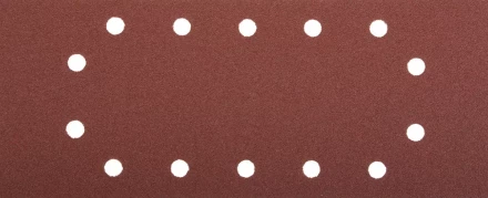 Лист шлифовальный ЗУБР "МАСТЕР", 14 отверстий, для ПШМ на зажимах, Р80, 115х280мм, 5шт 35594-080 купить в Нижневартовске