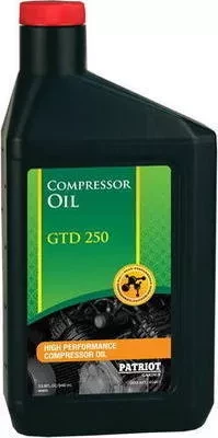 Масло компрессорное OIL GTD 250/VG 100  1 л   PATRIOT GARDEN купить в Нижневартовске