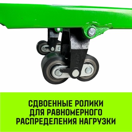 Тележка гидравлическая ручная HITCH REGULAR 2500KG 1150*550мм (полиуретановые ролики) купить в Нижневартовске