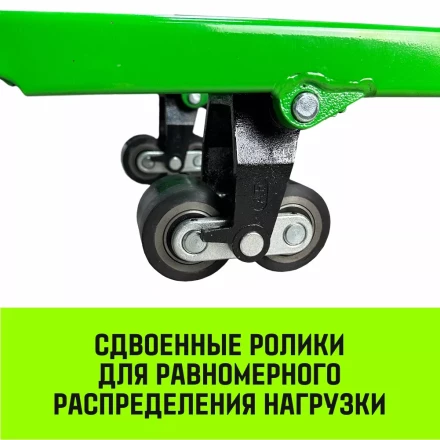 Тележка гидравлическая ручная HITCH REGULAR 2500KG 1150*550мм (полиуретановые ролики) купить в Нижневартовске