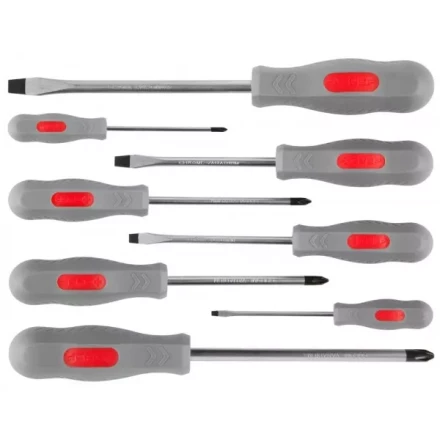 Набор ЗУБР "МАСТЕР": Отвертки, Cr-v, эргономичная двухкомпонентная рукоятка, 8шт 25065-H8_z02 купить в Нижневартовске