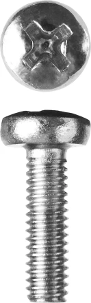 Винт ЗУБР &quot;МАСТЕР&quot; DIN 7985, класс прочности 4.8, оцинкованный, M4x12мм, 5кг 303150-04-012 купить в Нижневартовске