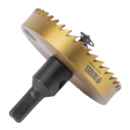 Коронка по металлу HSS, 70 мм, нитридтитановое покрытие Denzel 724123 купить в Нижневартовске