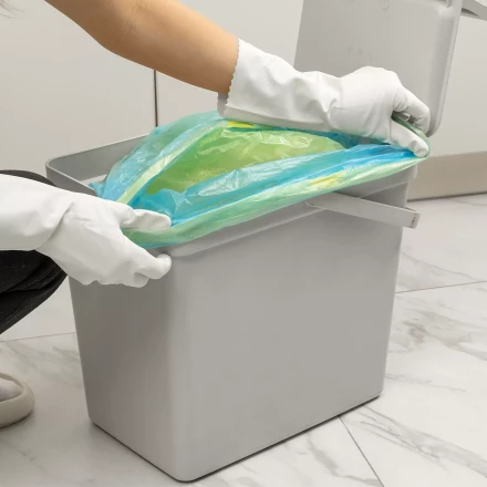 Пакеты для мусора с завязками 35 л x 15 шт. синие, Home Palisad 927155 купить в Нижневартовске