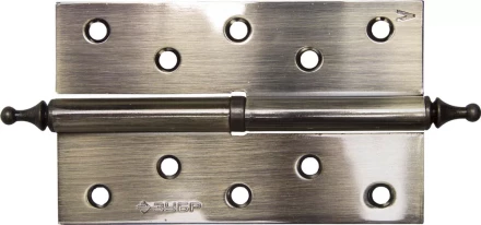 Петля дверная разъемная ЗУБР "ЭКСПЕРТ", 1 подшипник, цвет ст. латунь (AB), левая, с крепежом, 125х75х2,5мм,2шт 37605-125-5L купить в Нижневартовске