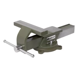 Тиски слесарные Сибртех 18621, 200 мм, стальные, поворотные