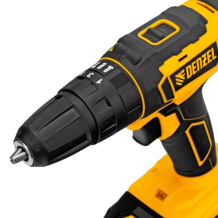 Дрель-шуруповерт аккумуляторная ударная Denzel CID-18-02BM, Li-Ion, 18 В, 2 акк. 26135 купить в Нижневартовске