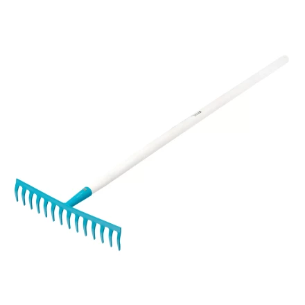 Грабли стальные Palisad, 360х1250 мм, 14 прямых зубьев, деревянный лакированный черенок, Luxe 6178988 купить в Нижневартовске