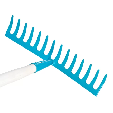 Грабли стальные Palisad, 360х1250 мм, 14 прямых зубьев, деревянный лакированный черенок, Luxe 6178988 купить в Нижневартовске