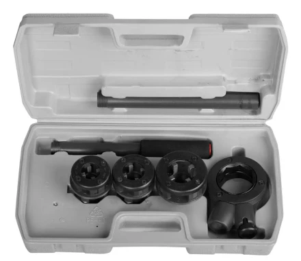 Набор STAYER "PROFESSIONAL" №3 резьбонарезной трубный в пластмассовом боксе, 1/2" - 1", 4 предмета 28260-H3 купить в Нижневартовске