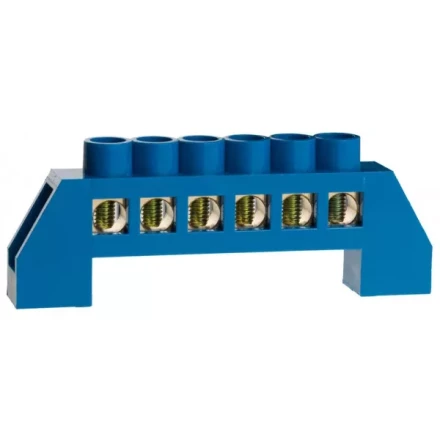 Шина СВЕТОЗАР нулевая, в изоляц оболочке, 6х9мм, 6 полюсов, макс. ток 100А 49805-06 купить в Нижневартовске