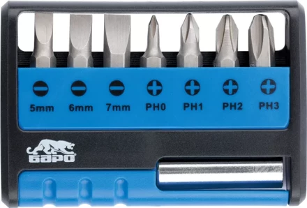 Набор бит с магнитным держателем, 8 шт БАРС 13357 купить в Нижневартовске