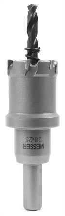 ТСТ коронка MESSER 28X25 с центрирующим сверлом и толкающей пружиной купить в Нижневартовске