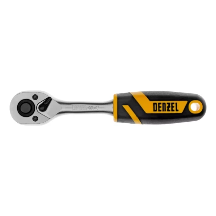 Ключ-трещотка 1/4"  Denzel 14031, 90 зубьев, с быстрым сбросом, CrV купить в Нижневартовске