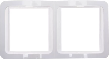 Панель СВЕТОЗАР "ГАММА" двойная вертикальная, цвет белый SV-54147-W купить в Нижневартовске