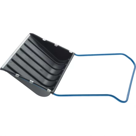 Скрепер для снега 750 х 550 х 1,3 мм пластиковый П-образная ручка металлическая окантовка СИБРТЕХ 61593 купить в Нижневартовске