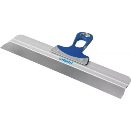 Шпатель СИБИН ФАСАДНЫЙ нержавеющий, алюминиевая направляющая, 2к ручка, 450мм 10085-45 купить в Нижневартовске