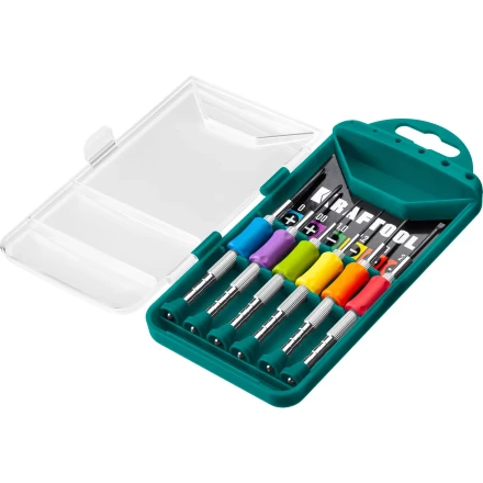 Набор Precision-6: часовые отвертки для особо точных работ, металлическая рукоятка с противоскользящей накладкой, жало из специальной стали SNCM8660. 25679 купить в Нижневартовске