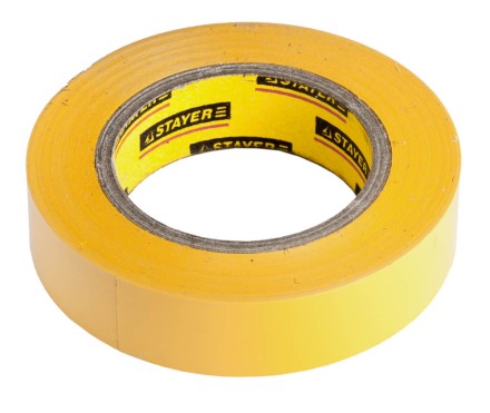 Изолента, STAYER Profi 12292-Y-15-10, ПВХ, на карточке, 15 мм х 10 м х 0,18мм, желтая 12292-Y-15-10 купить в Нижневартовске