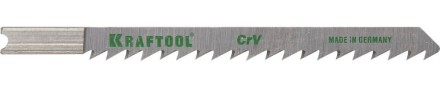 Полотна KRAFTOOL, U101D, для эл/лобзика, Cr-V, по дереву, ДСП, ДВП, чистый рез, US-хвост., шаг 4мм, 75мм, 2шт 159611-4 купить в Нижневартовске