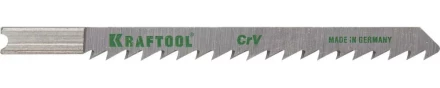 Полотна KRAFTOOL, U101D, для эл/лобзика, Cr-V, по дереву, ДСП, ДВП, чистый рез, US-хвост., шаг 4мм, 75мм, 2шт 159611-4 купить в Нижневартовске