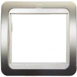 Панель СВЕТОЗАР &quot;ГАММА&quot; накладная, цвет золотой металлик, 1 гнездо SV-54145-GM