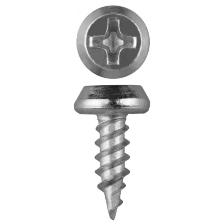 Саморезы ЗУБР "МАСТЕР" оцинкованные, для крепления лист. металла до 0.9мм, полуцилиндр. головка, 3.5x11мм, 1200шт 4-300121-35-11 купить в Нижневартовске