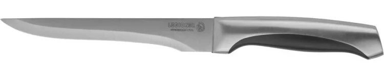 Нож LEGIONER "FERRATA" обвалочный, рукоятка с металлическими вставками, лезвие из нержавеющей стали, 150мм 47945 купить в Нижневартовске