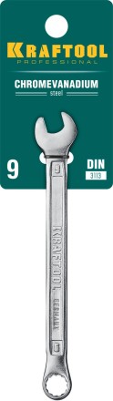 Ключи комбинированные KRAFTOOL, Cr-V, DIN 3113 27079-09 купить в Нижневартовске