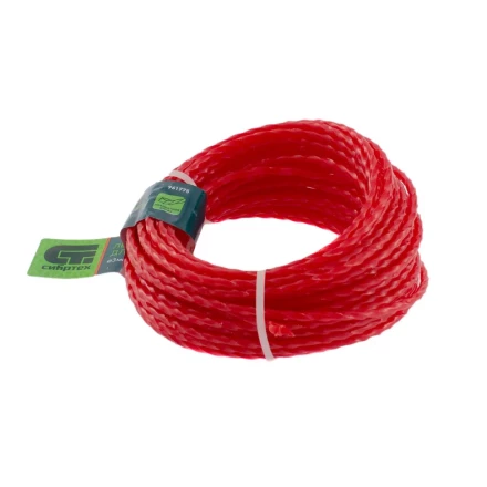 Леска для триммера квадратная витая, 3,0 мм х 10 м, Россия Сибртех 961775 купить в Нижневартовске