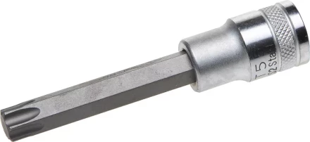Торцовая бита-головка KRAFTOOL "INDUSTRIE QUALITAT", удлиненная, материал S2, TORX, сатинированная, 1/2", Т55 27906-55_z01 купить в Нижневартовске