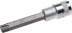 Торцовая бита-головка KRAFTOOL "INDUSTRIE QUALITAT", удлиненная, материал S2, TORX, сатинированная, 1/2", Т55 27906-55_z01 купить в Нижневартовске