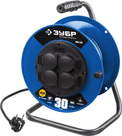 Профессиональные удлинители на пластиковой катушке ПВС 315 силовые серия ПРОФЕССИОНАЛ купить в Нижневартовске