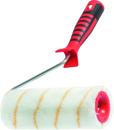 Валик "Гирпаинт" с двухкомпонентной ручкой 250 мм ворс 12 мм D 48 мм  полиакрил  MATRIX 80661 купить в Нижневартовске