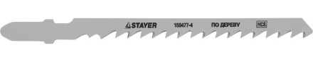 Полотна STAYER &quot;STANDARD&quot;, T244D, для эл.лобзиков, HCS, по дереву, фанере, ДСП, быстрый фигурный рез, EU, 74/4мм, 2шт 159477-4 купить в Нижневартовске