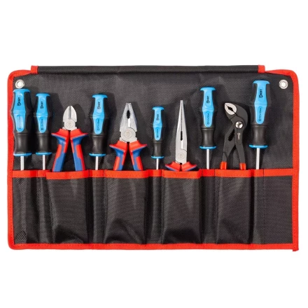 Набор слесарно-монтажного инструмента КВТ НИС-06, 10 предметов (92068) купить в Нижневартовске